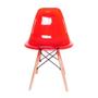 Imagem de Cadeira de jantar Eames Chair em Acrílico na cor Vermelha