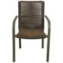 Imagem de Cadeira de Jardim em Alumínio Parati Fendi Corda Tauari Aluminium Decor