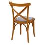 Imagem de Cadeira De Madeira Maciça Estofada Em Tecido Suede Turkey Mesa Jantar Cadeira Katrina X Espanha