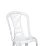 Imagem de Cadeira De Plástico Tramontina Bistrô Branca Até 154kg