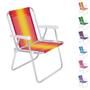 Imagem de Cadeira de Praia Alta Aluminio Mor Cores Sortidas
