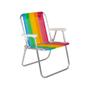 Imagem de Cadeira de praia alta em alumínio dobrável - Belfix