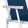 Imagem de Cadeira de Praia Alumínio Alta Conforto Mor Sannet Azul