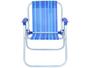 Imagem de Cadeira de Praia Infantil 1 Posição Bel Fix - 25302 Alumínio Azul