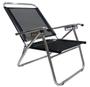 Imagem de Cadeira De Praia King Oversize Reclinável 4 pos  Alumínio Até 140Kg Camping - Zaka
