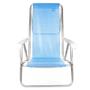 Imagem de Cadeira de Praia MOR 2267 Reclinável 8 Posições Azul