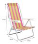Imagem de Cadeira de praia reclinável - 8 Posições
