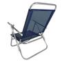 Imagem de Cadeira de praia reclinável Move Zaka alumínio Azul
