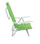 Imagem de Cadeira de Praia Reclinável Sunny em Alumínio Verde Bel