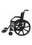 Imagem de cadeira de rodas 100kg semi obesa ,freios com manopla bilaterais dianteiro com regulagem