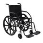 Imagem de Cadeira de rodas 101 nylon preta com cadeira de banho 201 preta cds