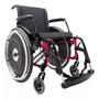 Imagem de Cadeira de Rodas AVD Alumínio Pés Fixos 46cm Rosa Pink Ortobras