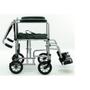 Imagem de Cadeira de rodas compacta estrutura e encosto dobrável aço Praxis Veneza largura do assento 43cm