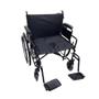 Imagem de Cadeira de Rodas Dobrável em Aço para Obeso até 180 kg modelo D500 - Dellamed