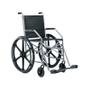 Imagem de Cadeira de rodas dobrável pneu anti furo até 90kg