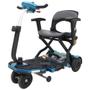 Imagem de Cadeira de Rodas Elétrica Scooter Triciclo Freedom LP Dobrável com Ré e Braços Azul