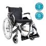 Imagem de Cadeira de Rodas em Alumínio Dobrável até 120 Kg Tamanho 44 D600 Dellamed