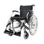 Imagem de Cadeira de Rodas Em Alumínio Manual Dobrável Idoso Deficiente D600 T44Cm Dellamed
