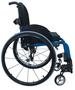 Imagem de Cadeira de Rodas Monobloco M3 Premium 44cm Azul Glacial Roda Sentinell Preta Pneu Cinza Ortobras