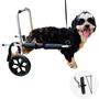 Imagem de Cadeira De Rodas Para Cachorro Pequeno Porte De 3,5 A 7Kg Anti Tombo