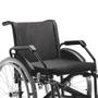 Imagem de Cadeira de rodas poty 50cm preta jaguaribe