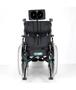 Imagem de Cadeira de Rodas Reclinável Alumínio Ortomobil MA3R Dobrável X com Apoio de Cabeça 40x40x50 