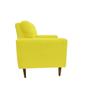 Imagem de Cadeira Decor Luna Consultório recepção Veludo Amarelo - Kimi Design