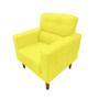 Imagem de Cadeira Decor Luna Deluxe Veludo Amarelo - Kimi Design