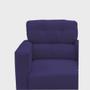 Imagem de Cadeira Decor Lunna Recepção de Consultório Sued Azul Royal - Kimi Design