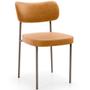 Imagem de Cadeira Decorativa Sala De Jantar Melina Base Arena L02 material sintético Whisky - Lyam Decor