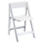 Imagem de Cadeira dobrável de plástico branca (para escritório, area interna e externa) - 1014 