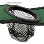 Imagem de Cadeira Dobravel Portatil 150kg Pesca Camping Verde + Bolsa