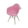 Imagem de Cadeira Eames DAW Base em Madeira - Rosa