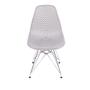 Imagem de Cadeira Eames DSR Colmeia Polipropileno Fendi Base Metal Cromada