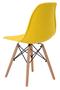 Imagem de Cadeira Eames Eiffel Polipropileno Amarela Base Madeira - 44156