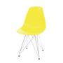 Imagem de Cadeira Eames Pp Amarela Eiffel Cromada