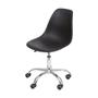 Imagem de Cadeira Eames PP Preta Empório Tiffany Office Cromada