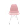 Imagem de Cadeira Eames Tower Rosa Empório Tiffany Base Em Aço Cromado