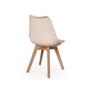 Imagem de Cadeira Eames Wood Leda Design - Nude