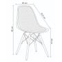 Imagem de Cadeira Eloá Original Rivatti Releitura Charles Eames Eiffel Kit com 4 - Nude