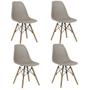 Imagem de Cadeira Eloá Original Rivatti Releitura Charles Eames Eiffel Kit com 4 - Nude