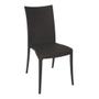 Imagem de Cadeira em polipropileno e fibra de vidro marrom - LAURA RATAN - Tramontina