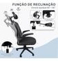 Imagem de Cadeira Ergonômica Escritório Lomba Giratório Suporte Casaco