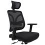 Imagem de Cadeira Escritório Ergonômica Confortável Reclinável Tela Mesh Corrige Postura NR17 Top Seat - Preta