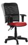 Imagem de Cadeira Escritório Ergonômica Tela Com Braço Rv Cor Vermelho