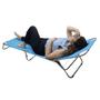 Imagem de Cadeira Espreguiçadeira 3 Posiçoes Reclinavel Dobravel Quintal Jardim Praia Verao Sol Lazer Descanso Camping