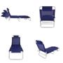 Imagem de Cadeira espreguicadeira aluminio mor azul