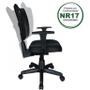 Imagem de Cadeira Executiva Back System Be-one com Braços Reguláveis - Cor Preta - 33006