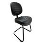 Imagem de Cadeira Executiva COSTURADA Base Trapézio - MARTIFLEX - Cor Preta - 31031