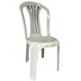 Imagem de Cadeira  formosa bistrô listras plastex reforçada branca